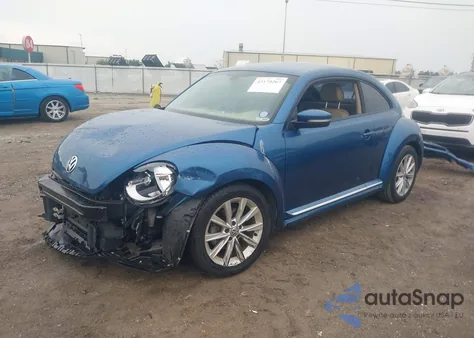 2017 Volkswagen Beetle 1.8T Se/1.8T Sel из США, поврежденный, VIN 3VWJ17AT5HM615149